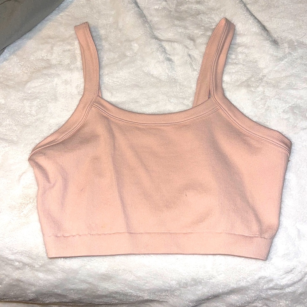 Pink crop top